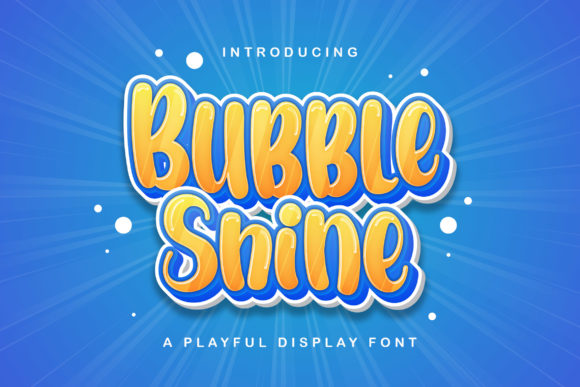 Bubble Shine Font: A Playful Twist for Creative Projects
