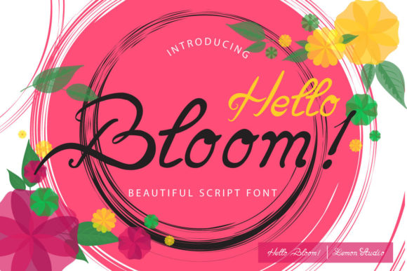 Exploring Hello Bloom: A Handwritten Font for Creative Expression