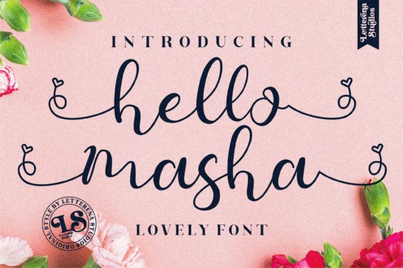 Hello Masha Font: A Delicate Touch for Creative Projects