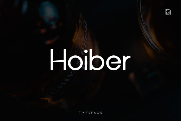 Hoiber Font: A Minimal and Modern Display Font for Web Design