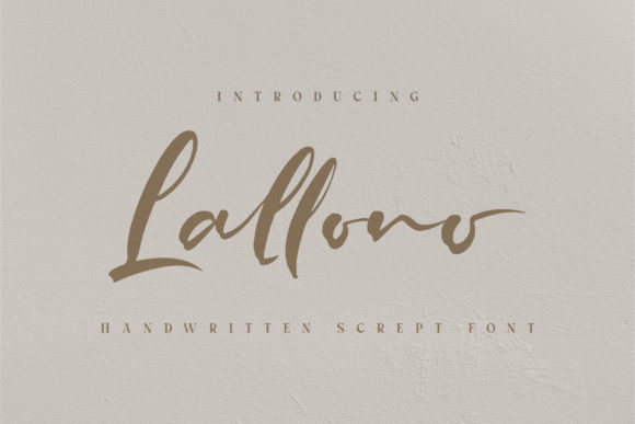 Lallono Script Font