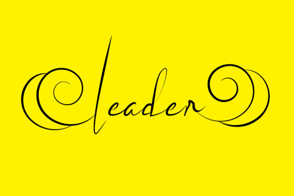 Leader Script Font: Elegance Meets Versatility