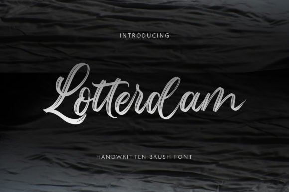 Lotterdam: A Beautiful Font for Personalized Design