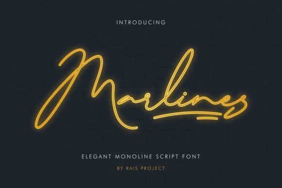 Marlines: A Versatile Handwritten Font for Creative Projects
