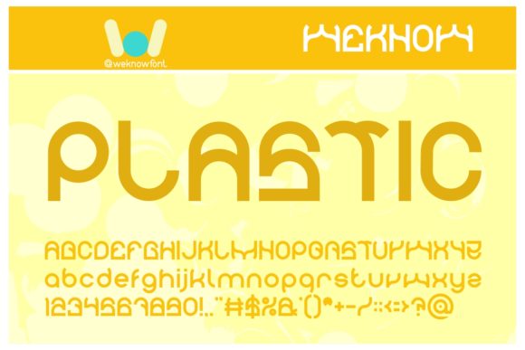 Plastic: A Modern and Timeless Display Font for Creative Expression