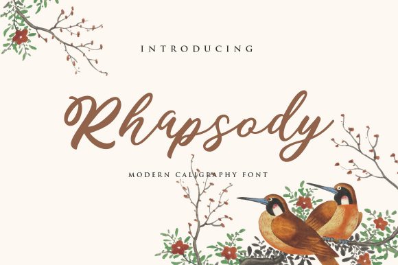 Rhapsody: A Versatile Handwritten Font for Creative Design