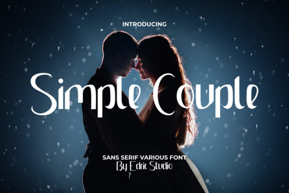 Simple Couple Font for Creative Design