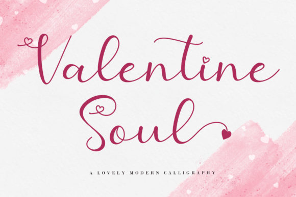 Valentine Soul: A Handwritten Font with a Heartfelt Touch